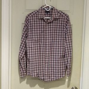 GAP MENS SHIRT PLAID SIZE M